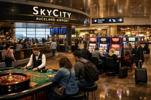 Казино в аэропортах: SkyCity Auckland и транзитный азарт 2026